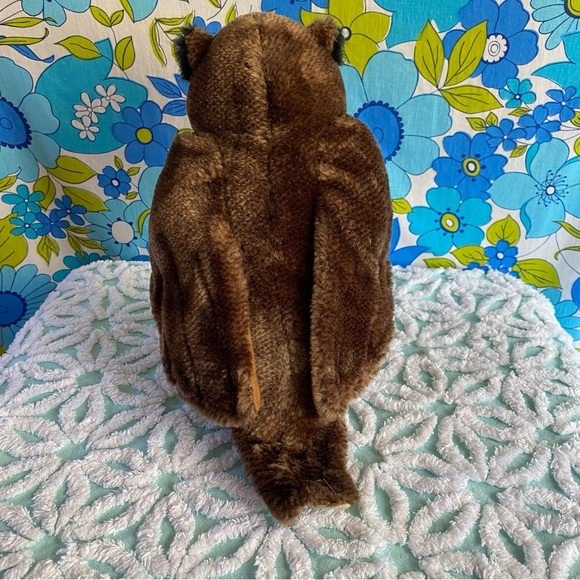 Vintage Wild Republic K&M Toys Great Horned Owl stuffed animal realistic - Picture 3 of 10